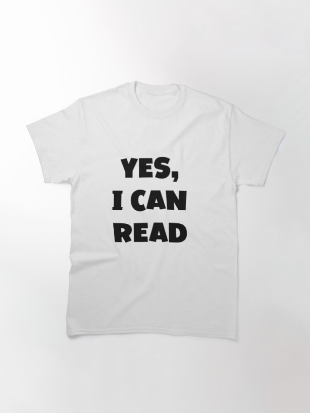 yes i can read